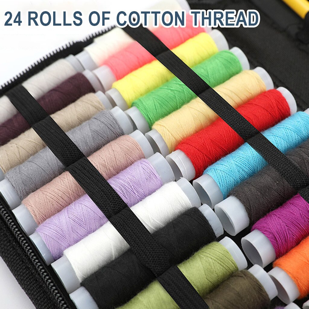 Sewing Kits DIY Multi-function Sewing Box Set for Hand Quilting Stitching Embroidery Thread Sewing Accessories 46/27 Pcs