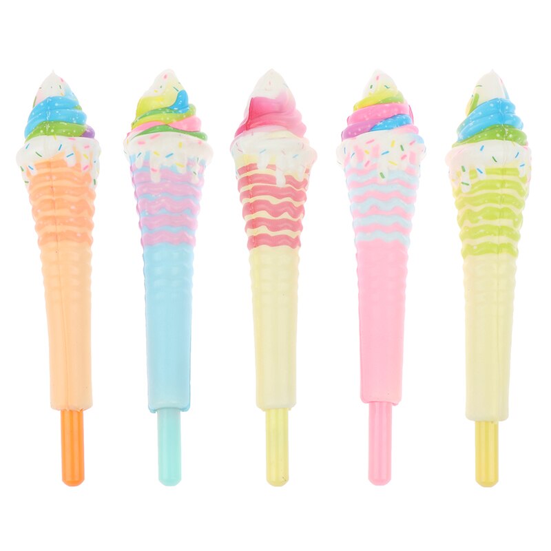 Slow Rebound Ice Cream Stress Reliever Soft Neutral Pen Student Appliance