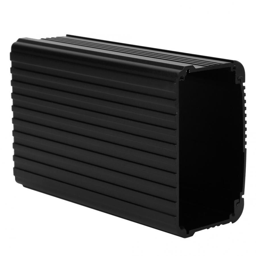 Aluminum Project Box Matte Black Enclosure Case DIY Circuit Board Controller Casing 55x95x150mm waterproof junction box
