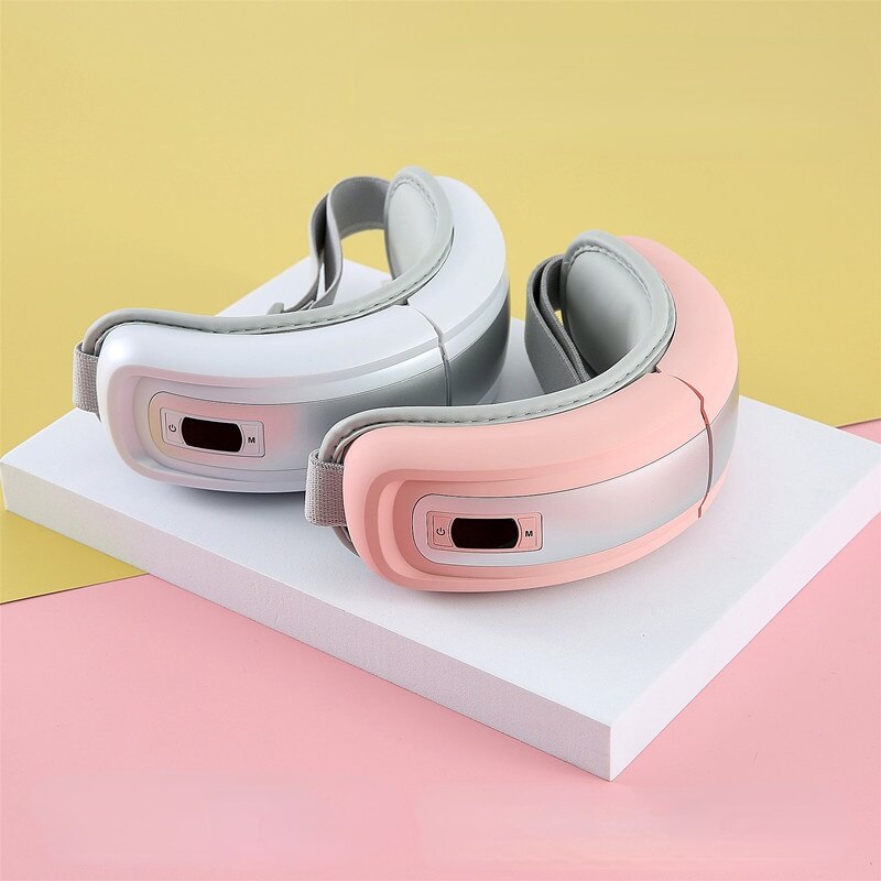 Faltbare Elektrische Vibration Auge Massager Bluetooth Heiße Kompresse Auge Müdigkeit Entlasten Massage Gläser Eyeshield Auge Taschen Entfernung