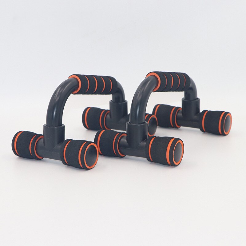 2 PCS Push-ups Frame Sponge Hand Grip Trainer Gym Fitness Exercise Equipment Strength Training Tool Arm Chest Muscles Training: orange