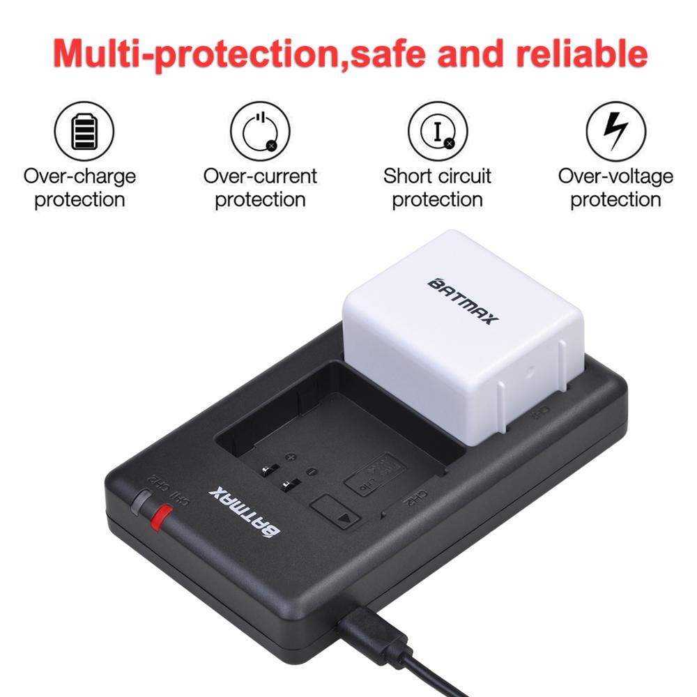 2Pcs 3,85 V 4800mAh Batterie + Dual USB Ladegerät für Arlo Ultra und Pro3 Kamera (VMA5400)