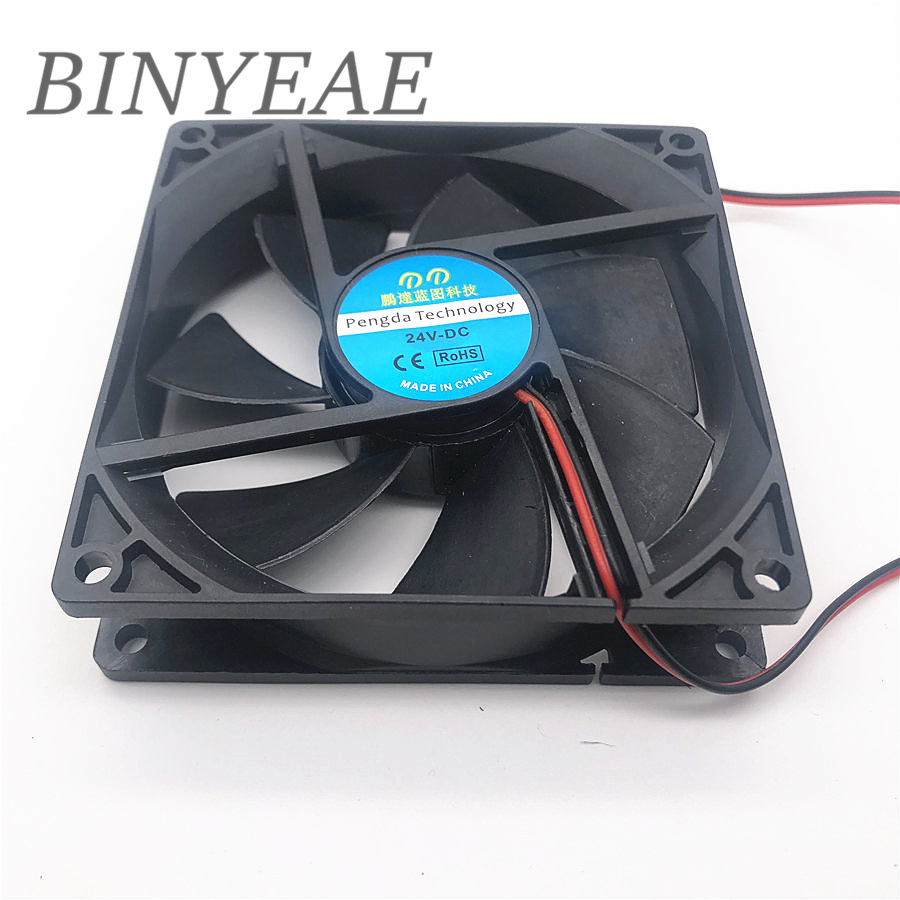 90MM 9cm 9025 9225 ventilador de CPU 90x90x25mm ventilador de refrigeración de caja de computadora DC5V 12V 24V 2 pines
