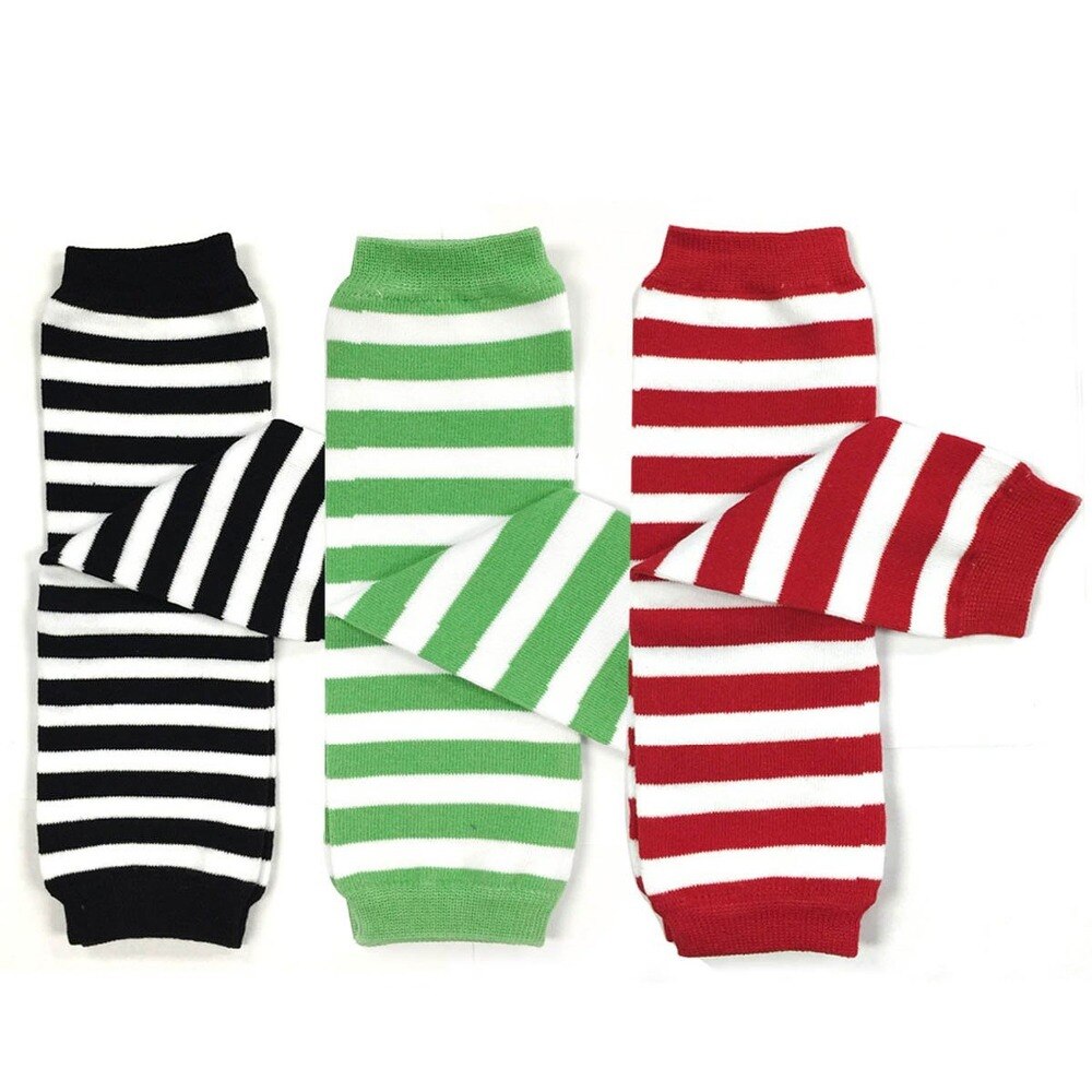 Baby all seasons legwarmer boys girls sweet striped leg protect high socks RED BLANK & BLUE 3colors 12pairs/lot