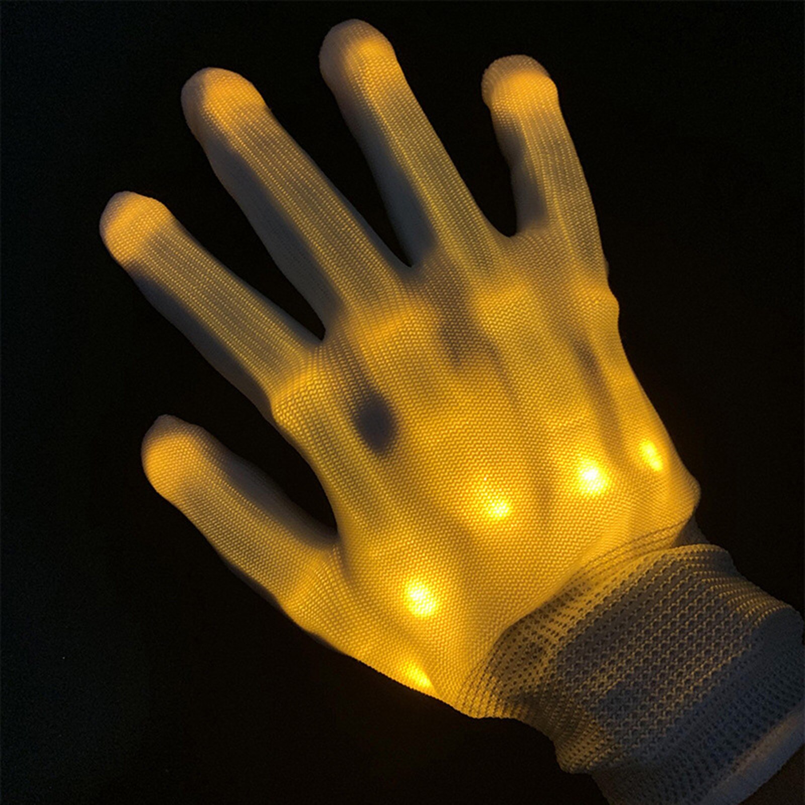 LED Luminous Hand Finger Gloves Halloween Christmas Costume Dance Decor Hand Bone Gloves Festival Accessory NOV99