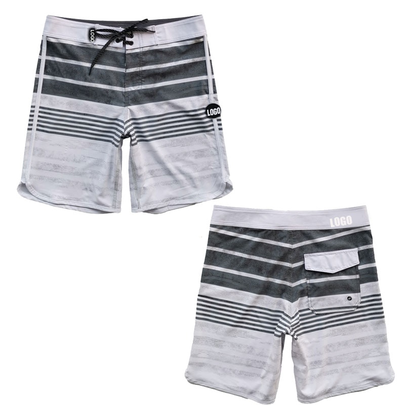 Phantom boardshorts fitness fitness boxershorts för män snabbtorkande surfing randig vattentät spandex