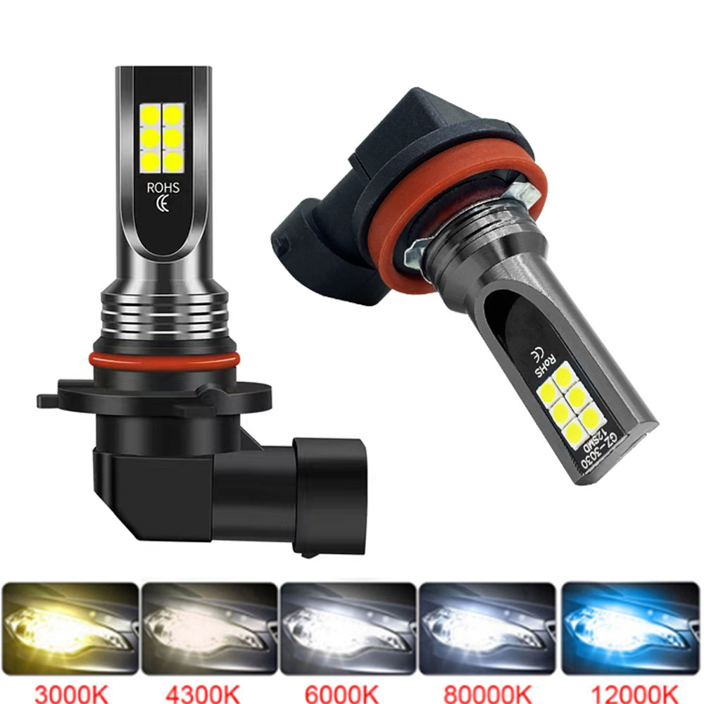 2 Stücke H8 H11 LED-lampe H16 JP 9005 HB3 9006 HB4 Lampe Super Helle Auto Nebelscheinwerfer Tagfahrlicht 12 V 6000 K Gelb Blau