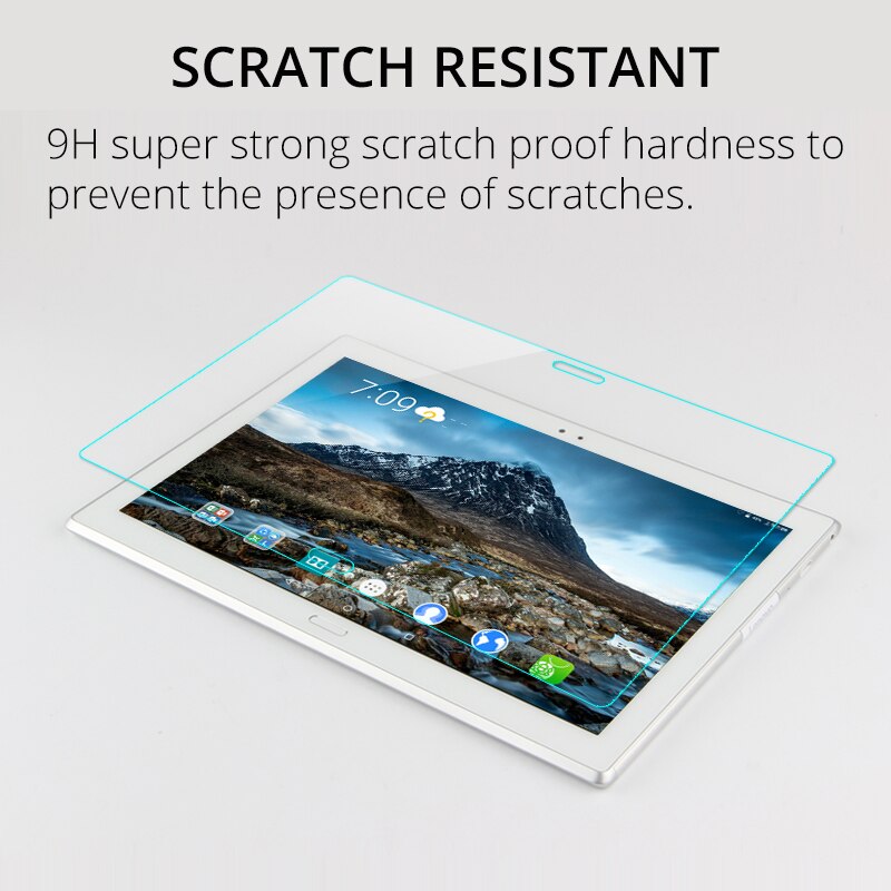 Tempered Glass Screen Protector for Lenovo Tab 4 10 Plus M10 Plus TB-X605F X606 E10 TB-X104F P10 TB-X705F 10.1 E8 8304F E7 7104F