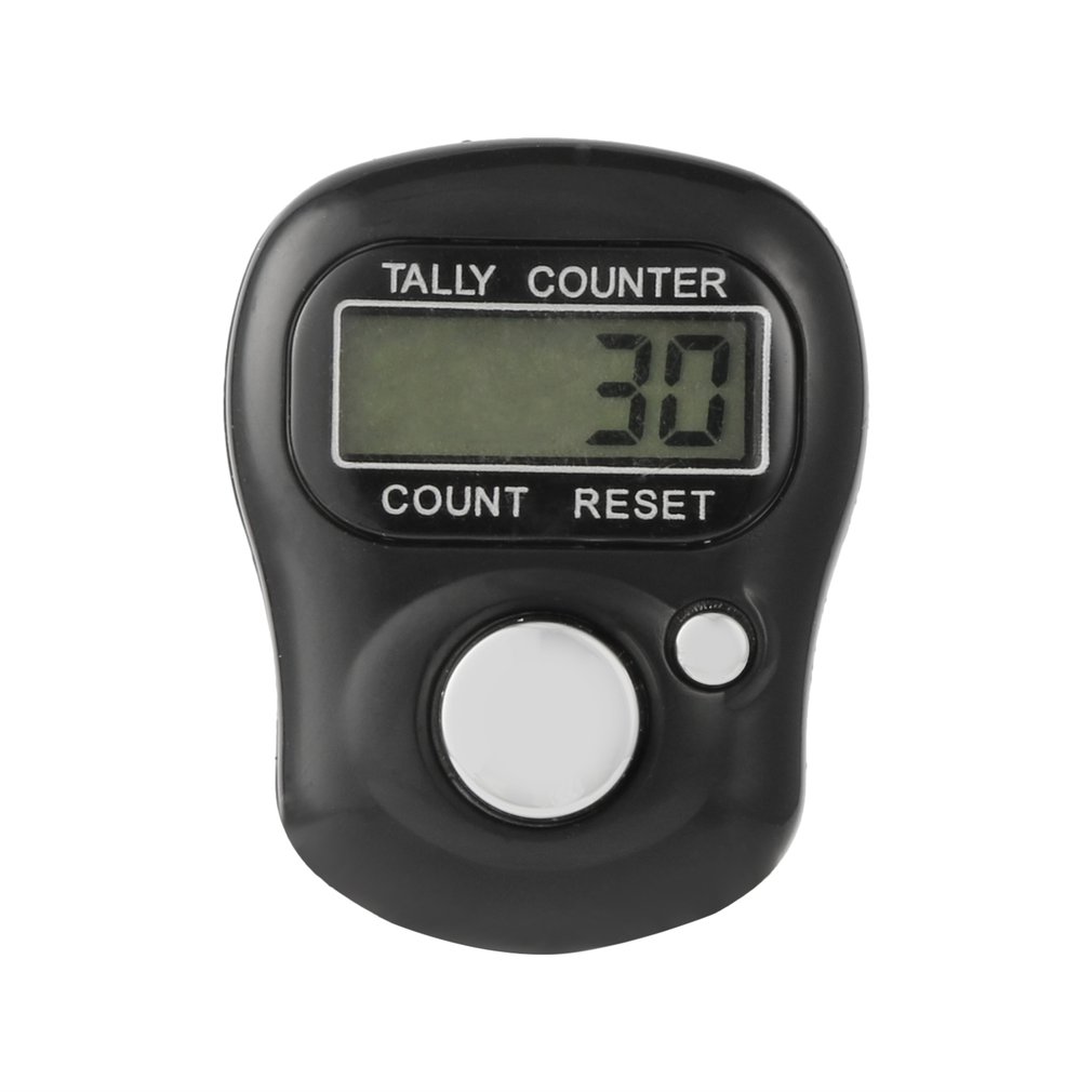 Electronic Counter Mini Stitch Marker And Row Finger Counter LCD Electronic Digital Tally Counter For Sewing Knitting Weave Tool