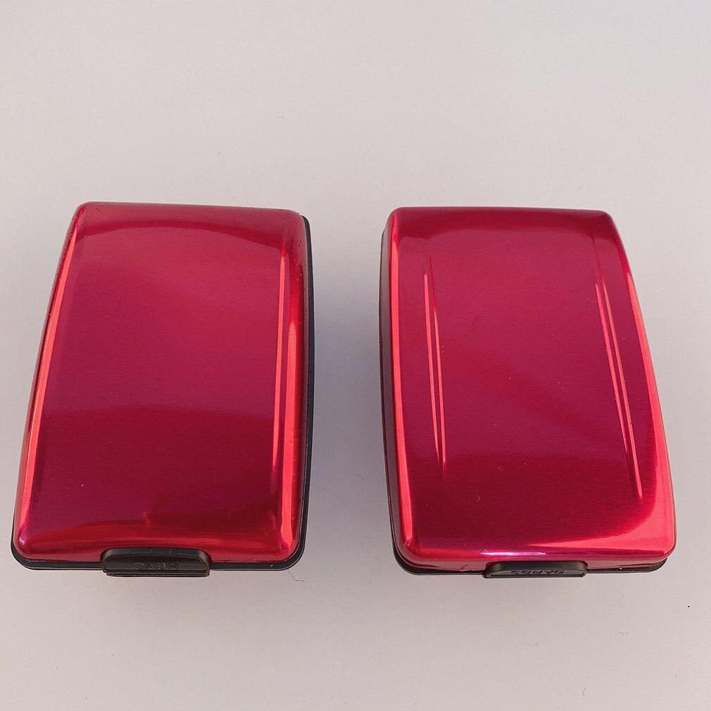 Simple Style RFID Multifunctional Light and Strong Aluminum Security Wallet RFID Non-scan Metal Wallet