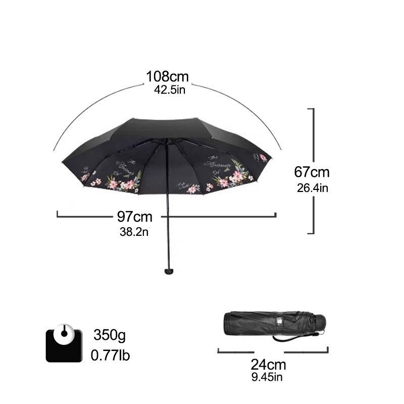 Paraguas de la mejor china para mujer, sombrilla plegable Anti-UV, a prueba de viento, de viaje, de