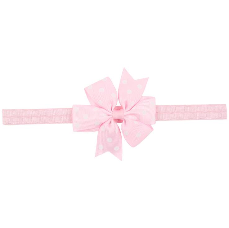 Bébé fille bandeau infantile cheveux accessoires tissu bande -né chapeaux Dot headwrap bambins pansement ruban arcs diadème: 15