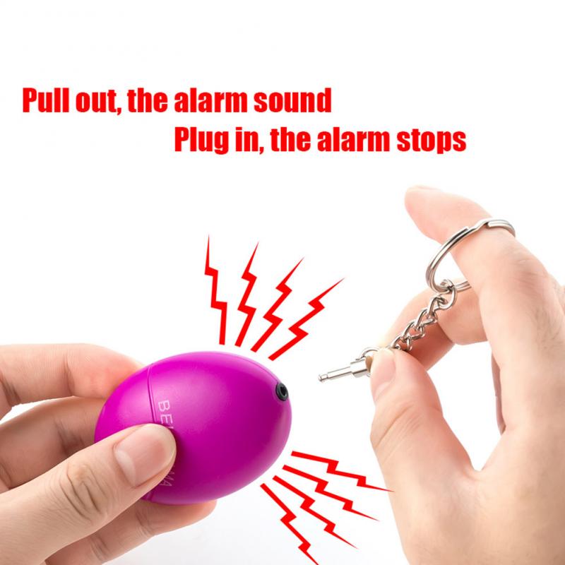 Personal Security Alarm Portable Keyring Defense Girl Women Anti-Attack Security Protect Alert Emergency Safety Mini Loud Alarm