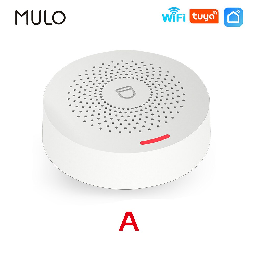 MULO Wifi Alarm System Burglar Security Wireless Home Alarm: A / US plug