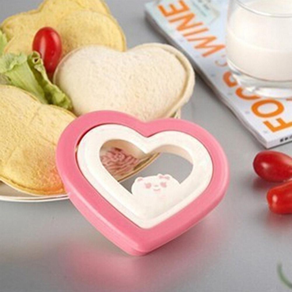 Diy Hart Vorm Sandwich Toast Maker Cake Cookies Lunch Brood Mould Tool Keuken Accessoires Bakvormen Bakvorm
