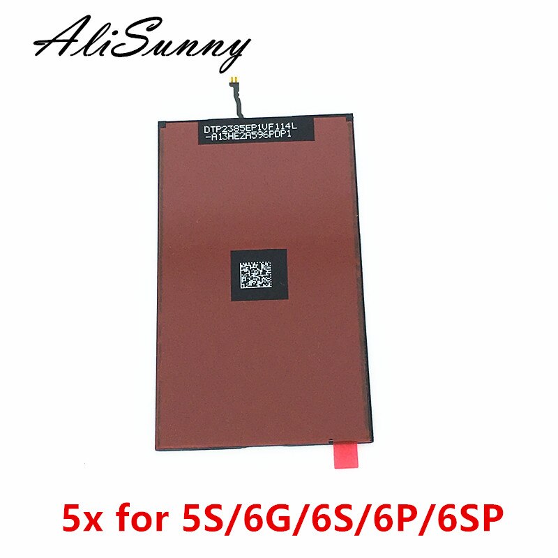 AliSunny 5pcs LCD Backlight for iPhone 6 6S 7 Plus 6Plus 4.7&#39;&#39; 6SP 5S 5 5G Display Back Light Flim (No 3D ) Repair Parts