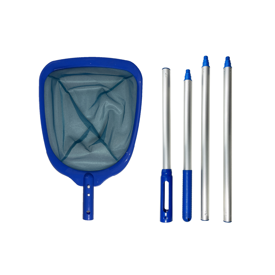 Telescopic Pond Bathtub Pool Cleaning Nets Swimming Pool Cleaning Net 6.35ft Retractable Pole Fine Mesh Skimmer Accessories: Default Title