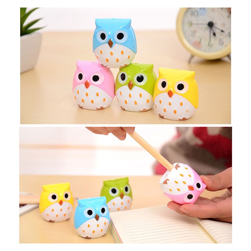 1pc Cute Kawaii Pencil Sharpeners For Kids School Supplies Stationery for Children Stationery Plastic Sharpener