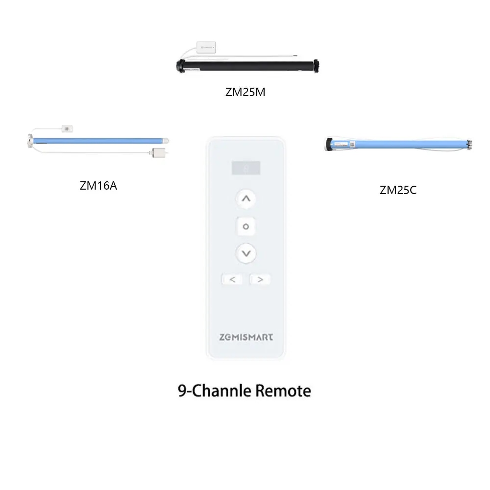Zemismart Remote Controller, Motor solar panel（It's better to contact us to confirm which is the right remote for you）: Brown