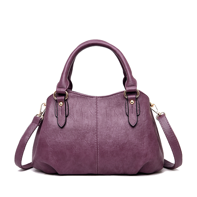 Sisjuly sacs à main de luxe femmes sac sac à bandoulière en cuir synthétique polyuréthane Laides sacs à bandoulière pour femmes sacs fourre-tout Bolso Feminina: purple