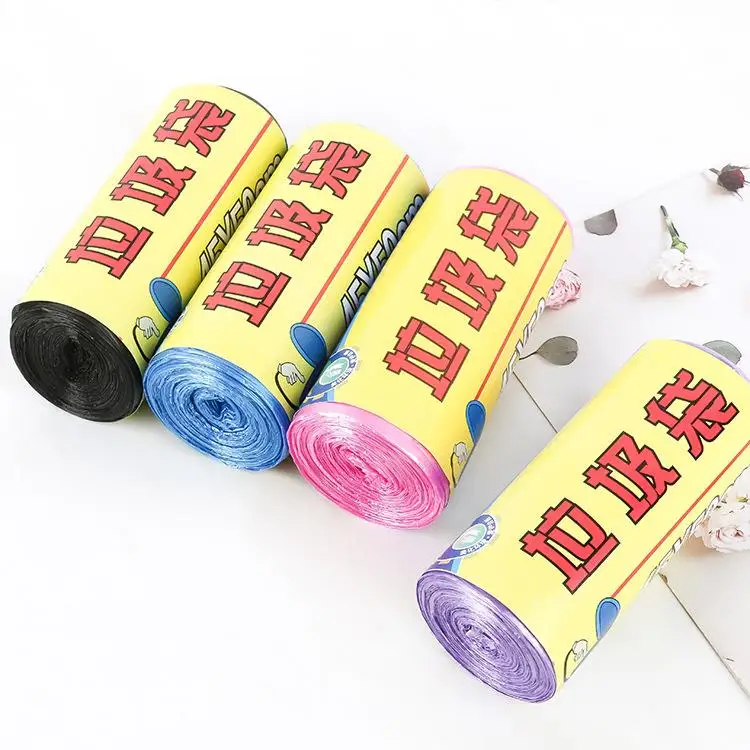 Colored & Black Garbage Bags Roll–Tear-Resistant Thick Plastic Trash Bags for Office,Kitchen, Home Waste Bin,Disposable&Easy-Use