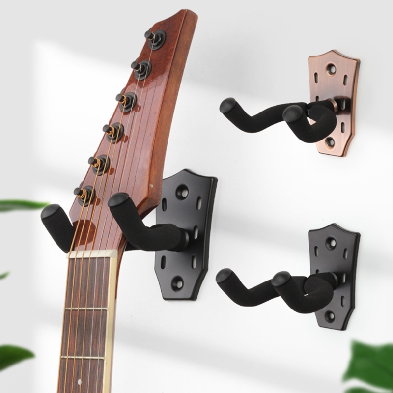 Metal guitar vægophæng guitarholder guitarophæng vægkrog holder stativ