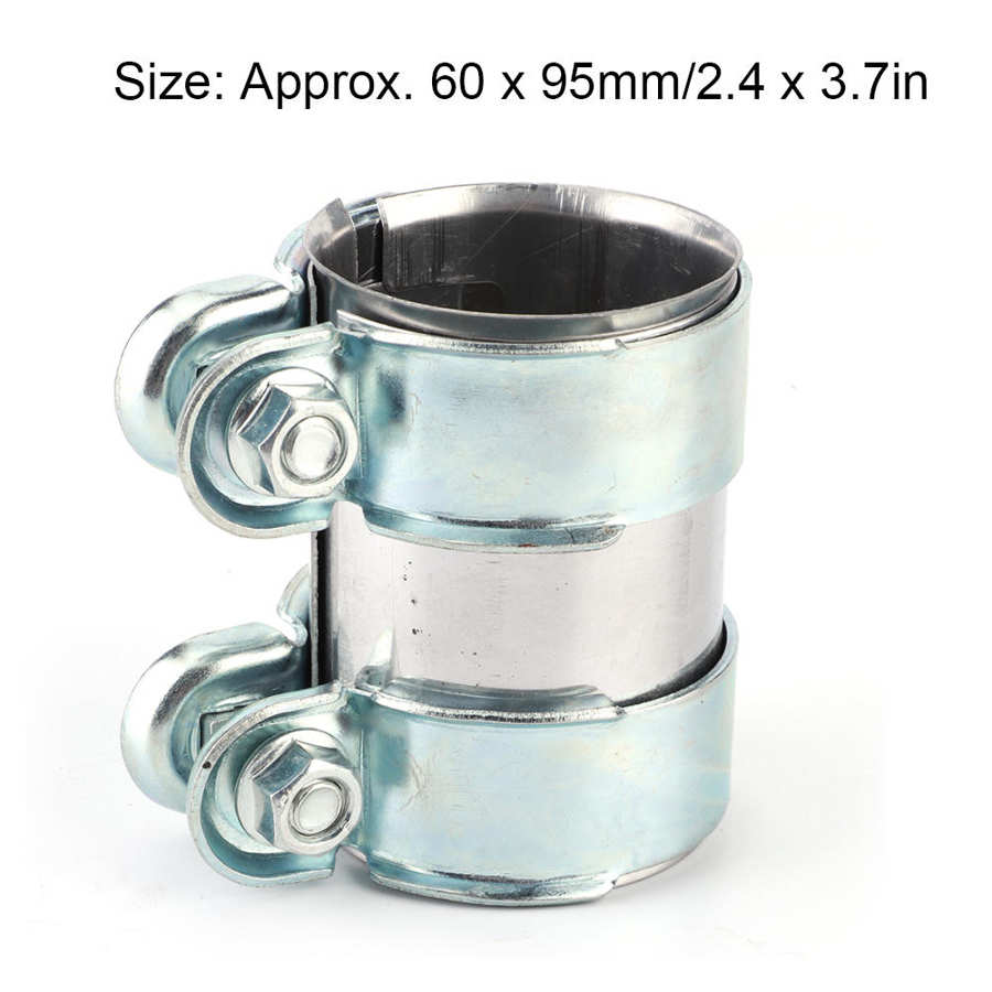 60 x 95mm Car Exhaust Pipe Clamp Connector 1K0253141P, 1K0253141D, 1K0253141J 12793501 Fit for A3 A4 A5 A6 A7 A8 Car Accessories