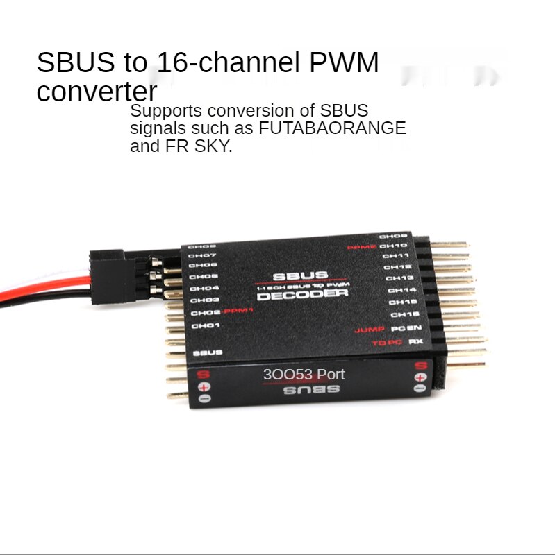 Récepteur SBUs à 16 canaux, convertisseur PWM, SBUs à PWM/ppm/décodeur