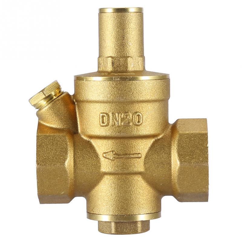 Dn20 3/4 "messing vandtryksregulator reducer justerbar reduktionsventil hydraulisk ustabilitet/vandrenser 1.6 mpa