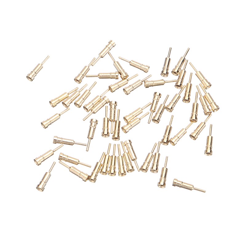 50pcs/set 0.8mm Durable Tube Socket Pins Nixie/VFD Tube Socket Female Pin for IN-14 IN-16 QS18-12 QS16 YS13-3