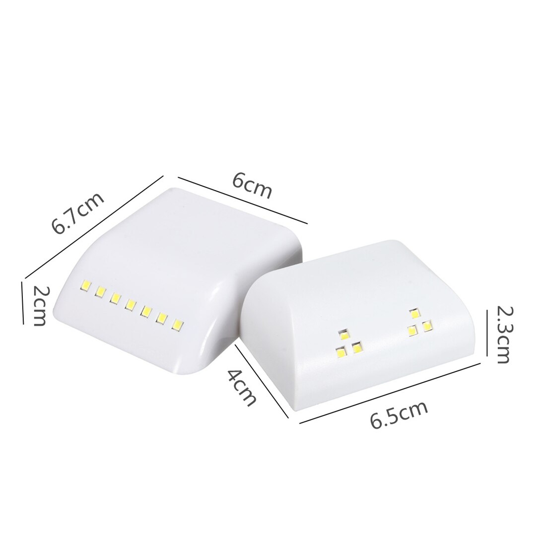 Battery Powered LED PIR Motion Sensor Inner Hinge Light Wireless Cabinet Wardrobe Drawer Lamp