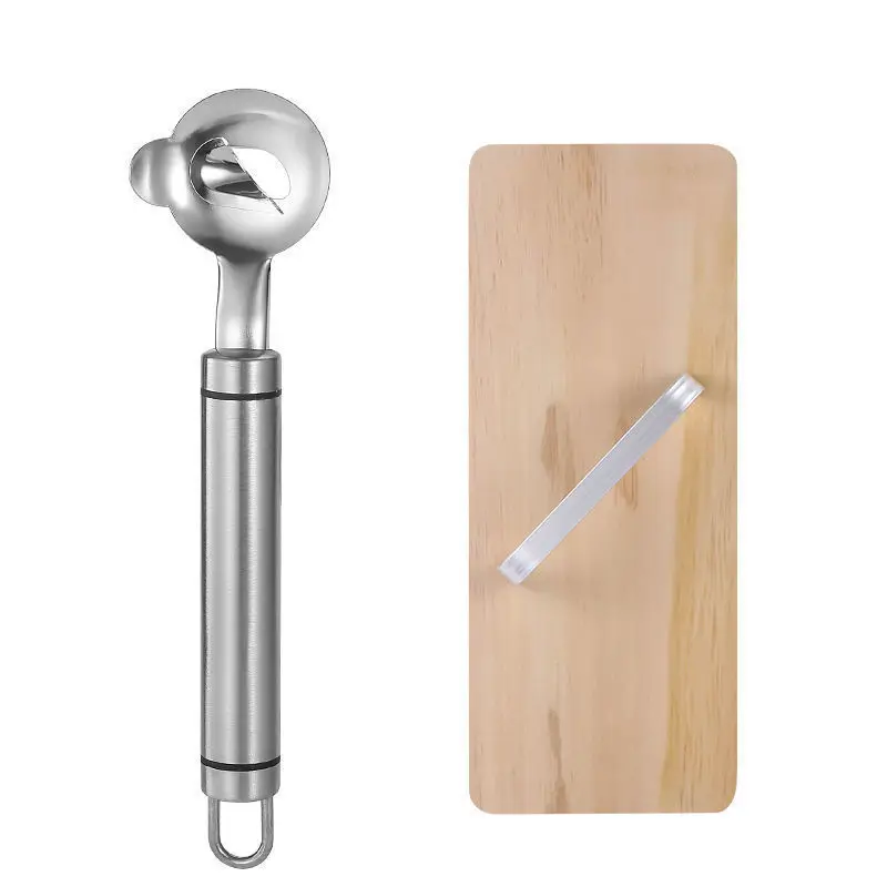 Cortador de masa para fideos de acero inoxidable para el hogar, cuchillo Manual para fideos en rodajas de boca ancha, herramientas de cocina para Pasta, utensilio de cocina