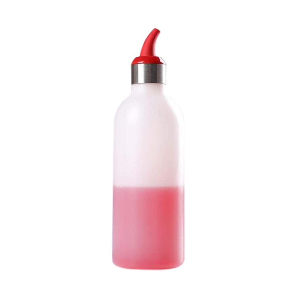 Keuken Accessoires Plastic Squeeze Fles Kruiderij Flessen Dispenser Voor Jam Saus Azijn Olie Ketchup Mosterd Koken Tool: Red