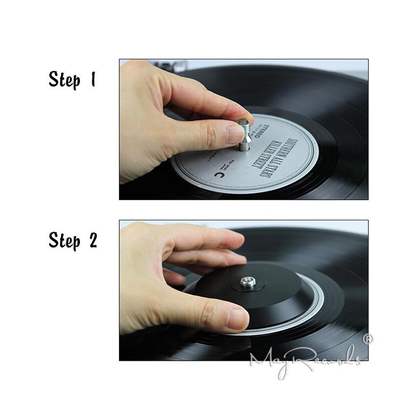POM Vinyl aufzeichnen Klemme 76g LP Rabatt Stabilisator Rekord Gewicht Plattenspieler Vinyl Klemme Vibration Dämpfer