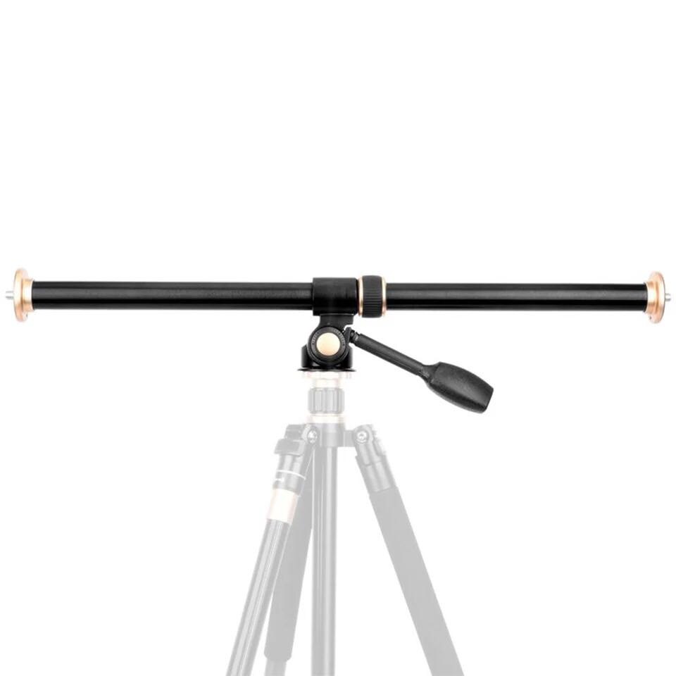 QZSD Tripod Extension Cross Arm Horizontal Bar Camera Mount Boom Rotatable Multi-Angle Center Column Rod Steeve