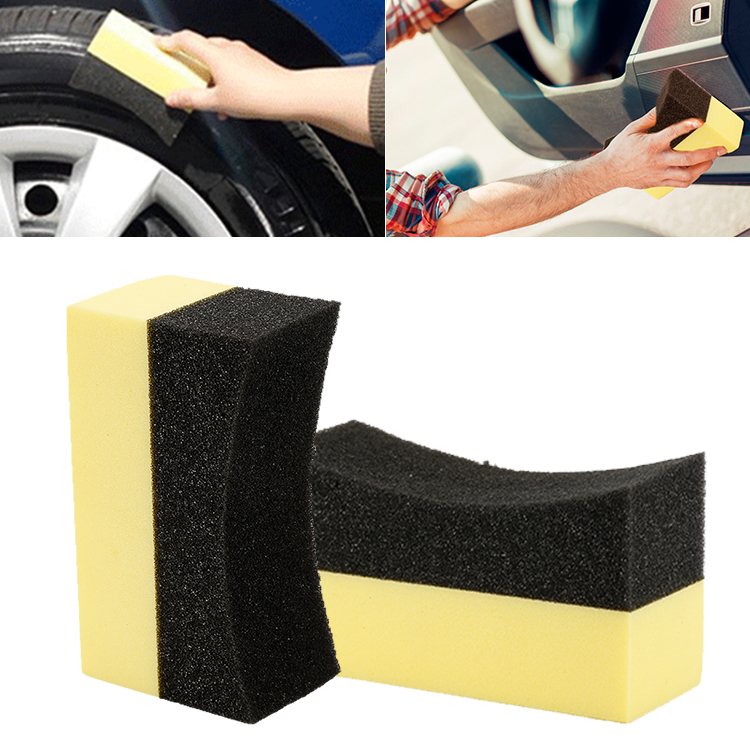 Auto Waxing Cleaning Tools Cleaning Eraser Wax Corner Wipe Clear Residual Wax Auto Polish Pad Tool Car Wash Sponge