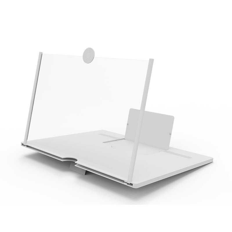 10 Inch / 12 Inch 3D Phone Screen Amplifier Mobile Portable Universal Screen Magnifier For Cell Phone Screen Expander Magnifying: 12 Inch wuite
