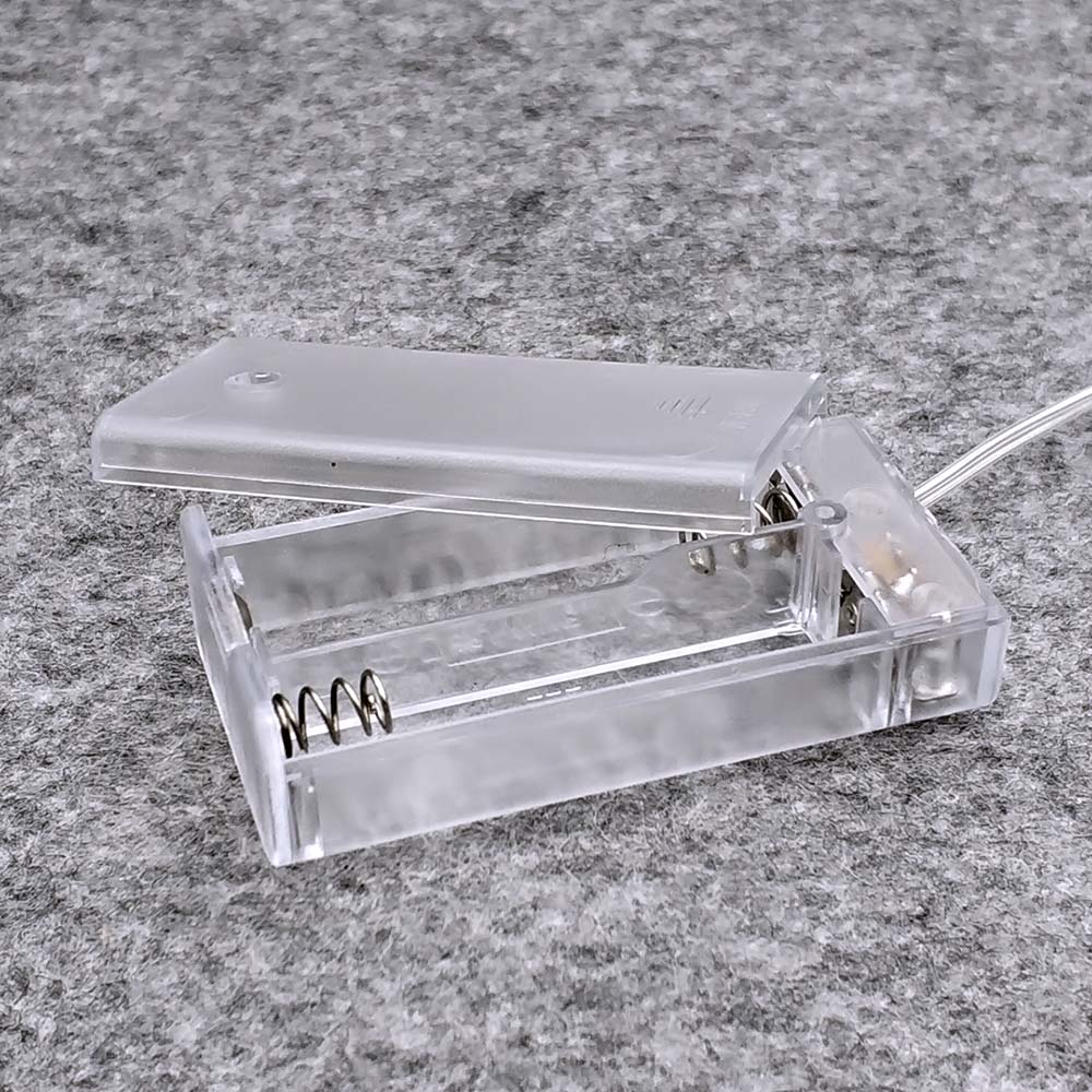 2 AA Battery Holder Box Case with Switch 2 AA 2A Battery Holder Box Case with Switch: 853-5