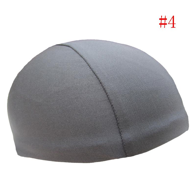 Dome cap hjelm liner biker beanie lue herre bandanas turban hatter riding tur motorsykkel hode wrap caps hurtigtørkende lue: D