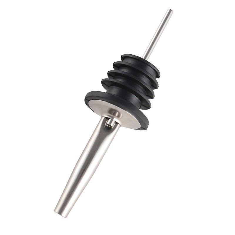 1/3Pcs Rvs Stopper Voor Fles Wijn Olijfolie Schenker Schenktuit Fles Schenker Stopper Voor Fles bar Accessoires: 1PC