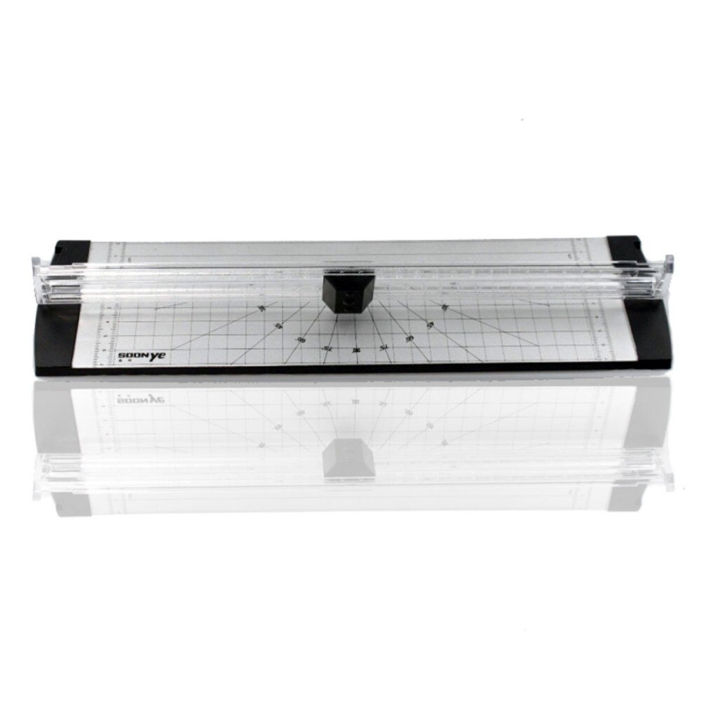 A4 Precision Photo Rotary Paper Cutter Guillotine Trimmer Arts Crafts: silver