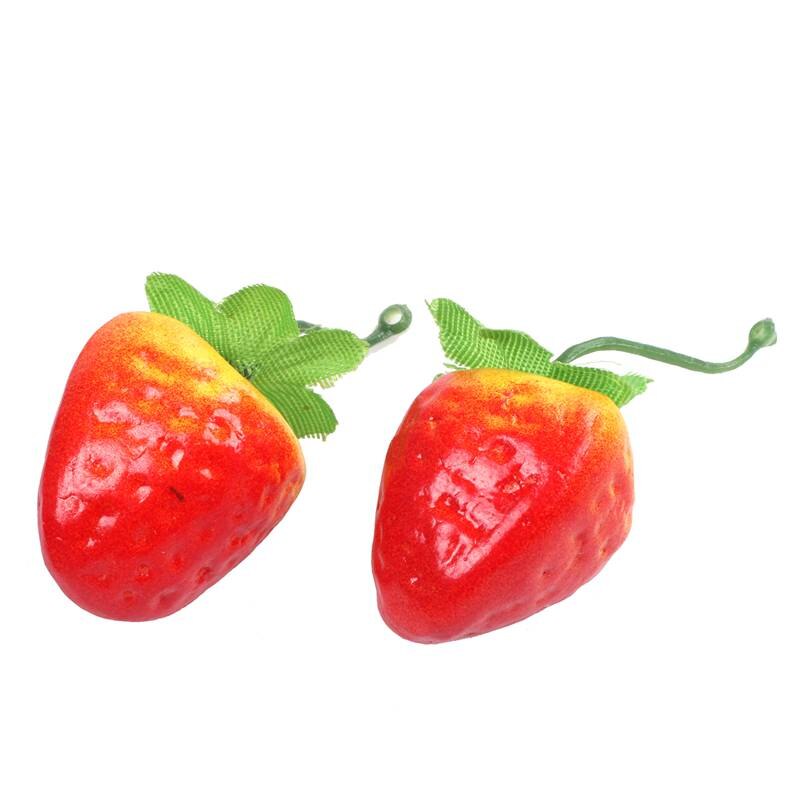 20 Kunstmatige Ornament Rode Aardbei-Nep Fruit