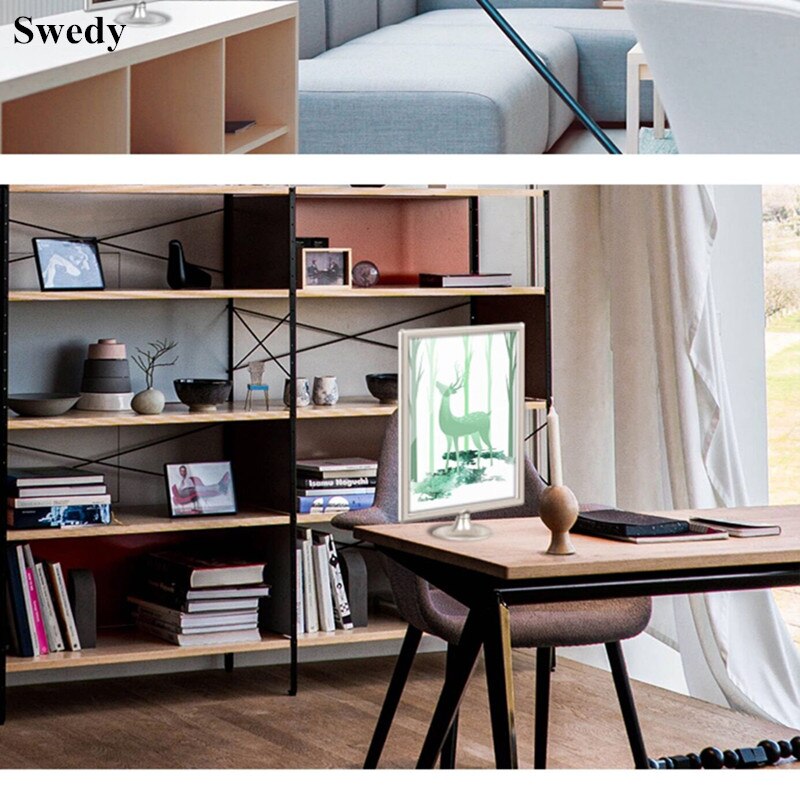 A5 Restaurant Acrylic Menu Paper Card Holders Display Stand Plastic Paper Holder Frame Advertising Poster Frame