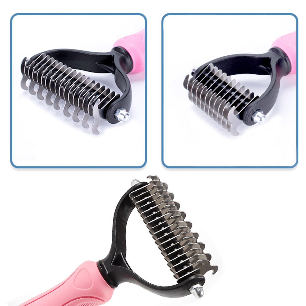 Huisdieren vacht knoop snijder borstel voor honden trimkam stalen haar kam hondenhaar borstel kattenkam huisdier haar verwijderaar voor dierenbenodigdheden