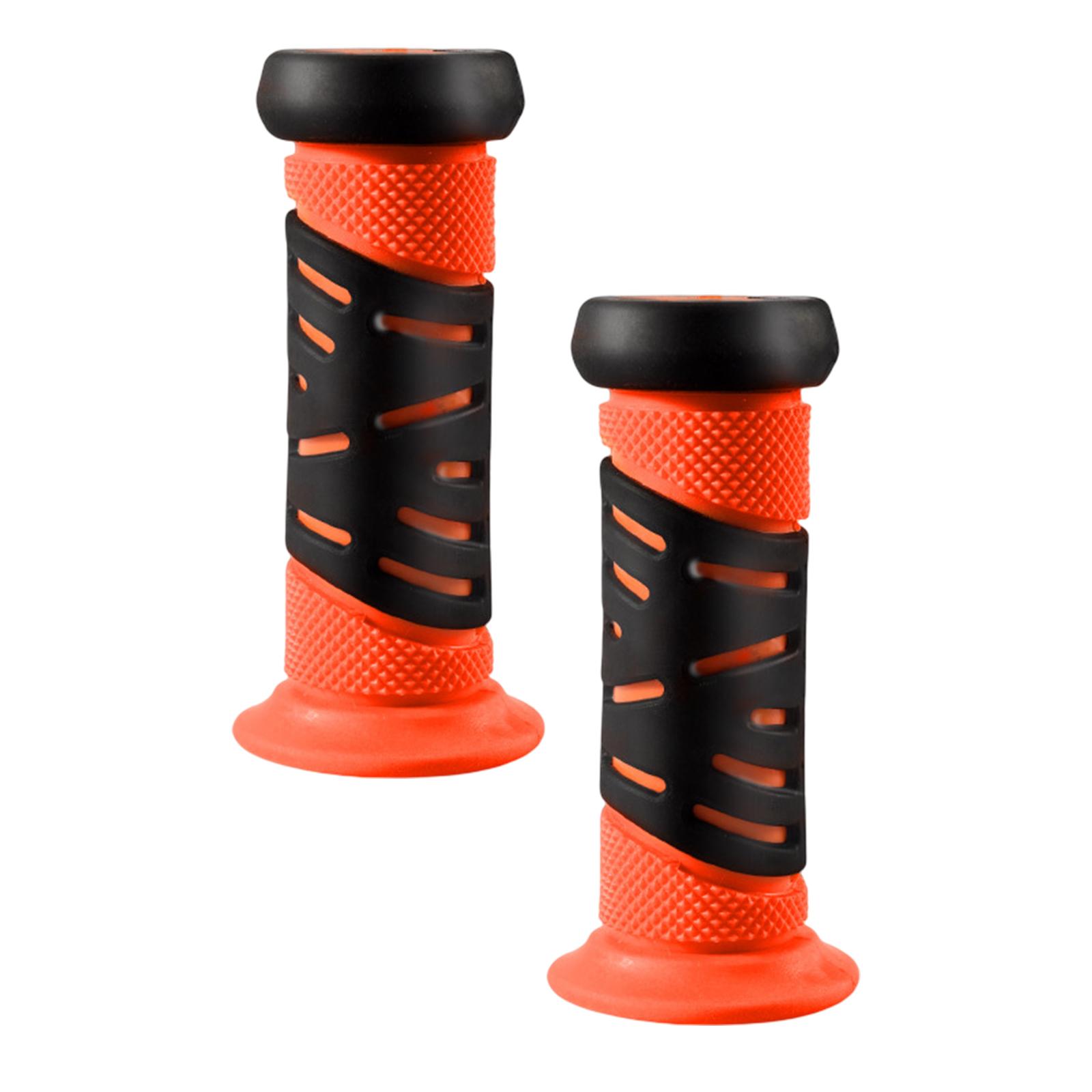 Fahrrad griff griffe langlebige Anti-Rutsch-Griffe Lenker griff für Kinder Jungen und Mädchen Kinder fahrräder Fahrrad Skateboard Roller: Orange