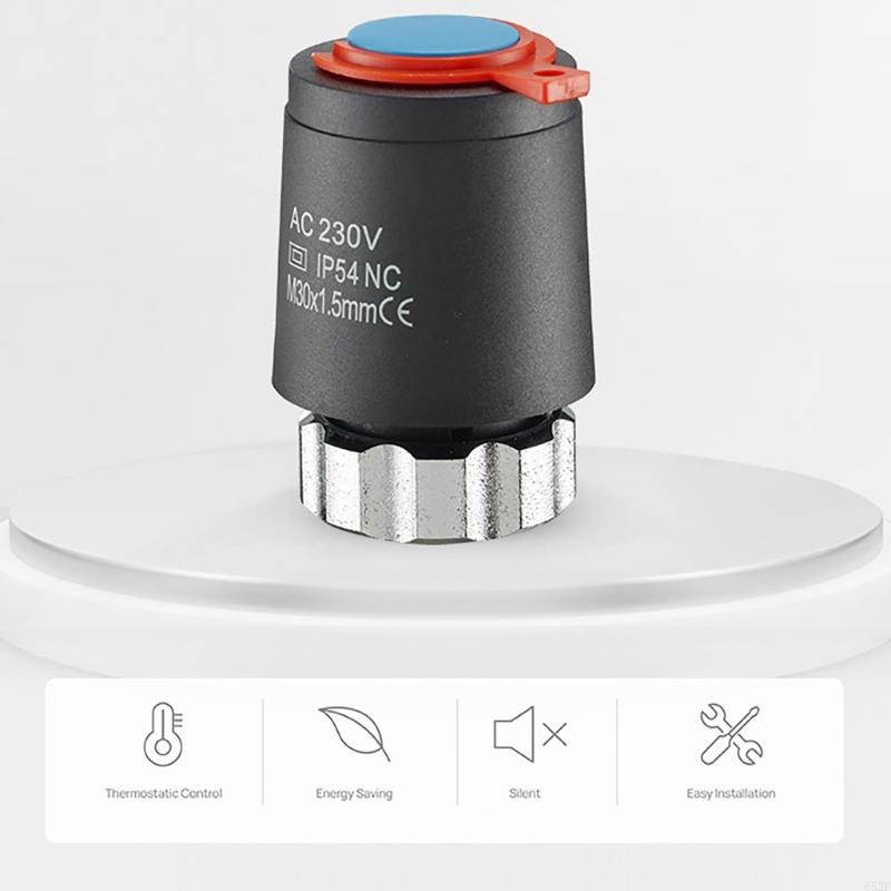 Normalerweise geschlossen/offen, elektrischer thermischer Stellantrieb, Fußbodenheizung, Heizkörperventile, thermostatische Heizkörperventile, Wasserabscheider