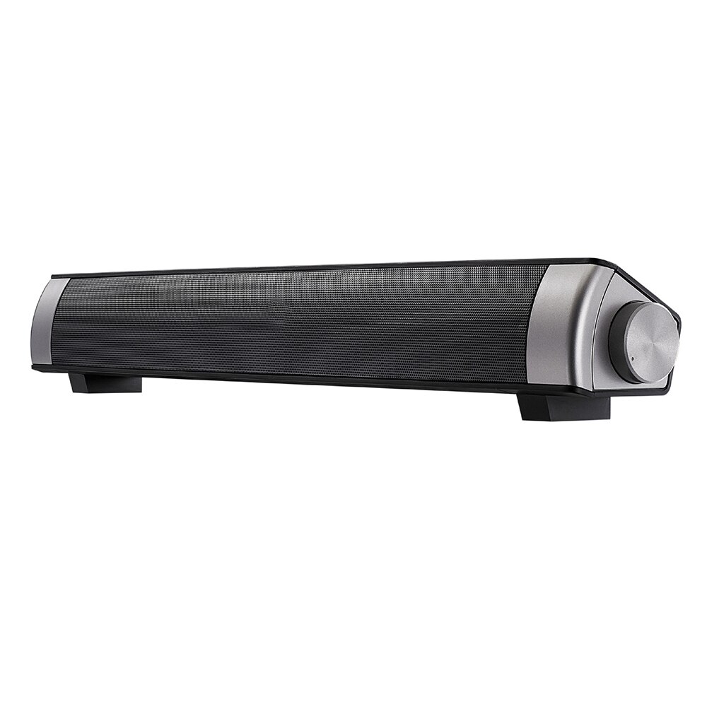 TV speaker Bluetooth Draadloze TV Soundbar Sound Systeem Home Theater Speaker Subwoofer: Black