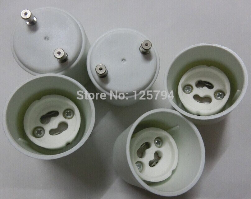CE &ROHS GU24 to GU10 base adapter converter or GU10-GU24 adapter Lamp holder converter 10pcs/lot,