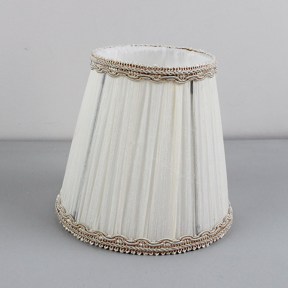 DIA 14.5cm/5.7inch white chandelier lamp shades for lamp, Clip on