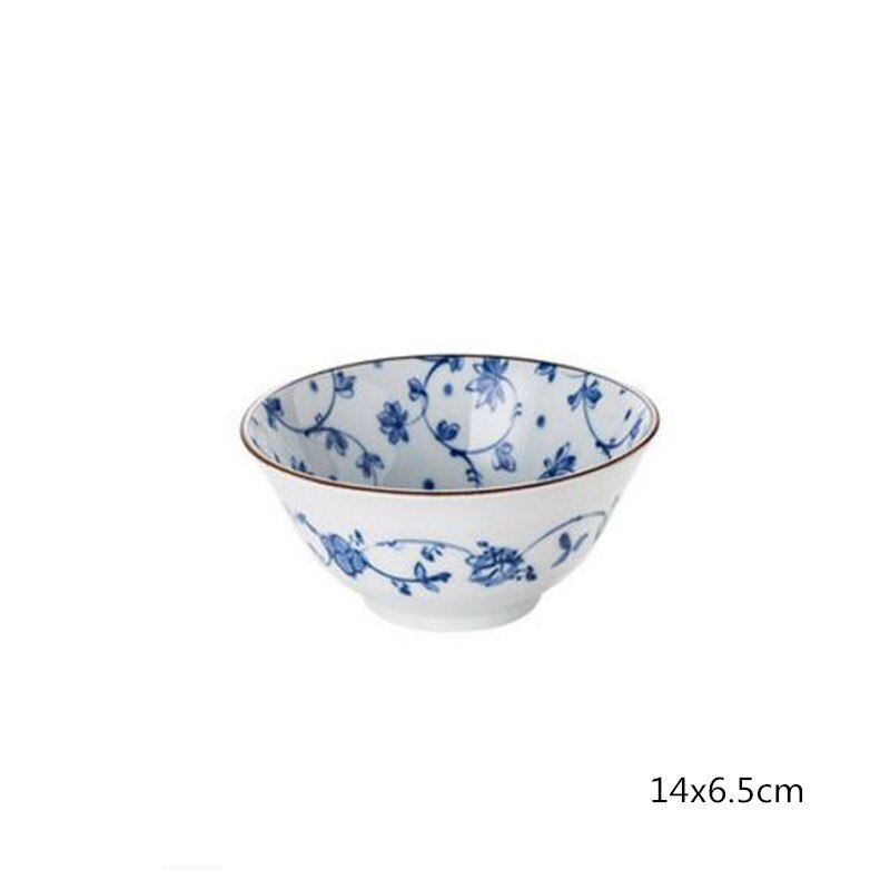 1 pcsjaponais petit déjeuner assiette nourriture fruits dessert assiette snack plateau cuisine boîte de rangement japonais en céramique bol soupe bol ensemble de couverts: g